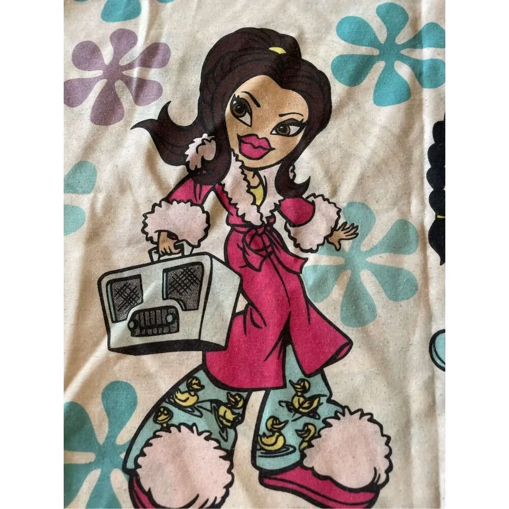 Bratz Cloe Sasha Yasmin Sasha Standard Pillowcase 2005 Vintage
